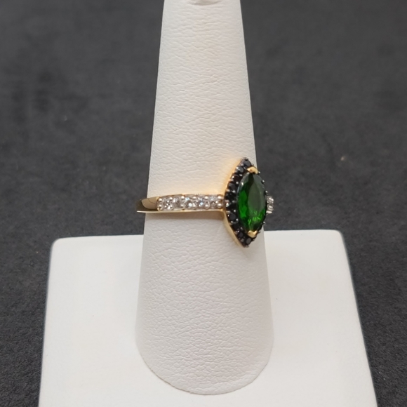 NEW Natural Chrome Diopside & Multi Gemstone Ring Size 9 - Picture 8 of 16